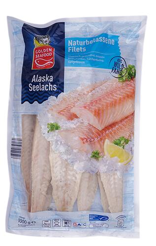 Golden Seafood Alaska Seelachs Naturbelassene Filets