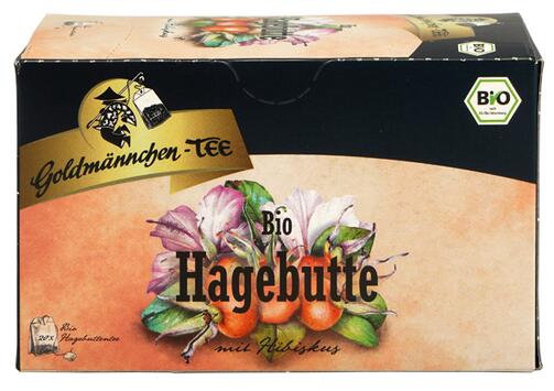 Goldmännchen-Tee Bio Hagebutte mit Hibiskus, Beutel