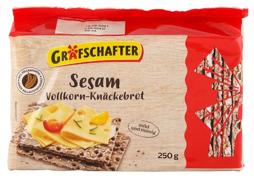 Grafschafter Sesam Vollkorn-Knäckebrot