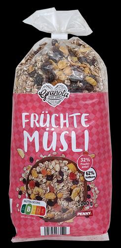 Granola Früchte Müsli
