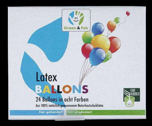 Green & Fair Latex Ballons 
