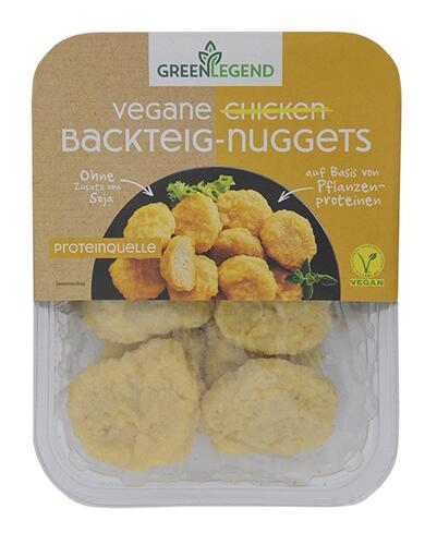 Green Legend Vegane Backteig-Nuggets