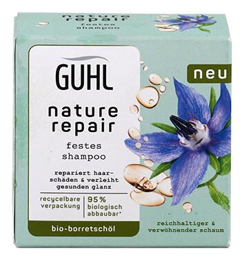 Guhl Nature Repair Festes Shampoo Bio-Borretschöl