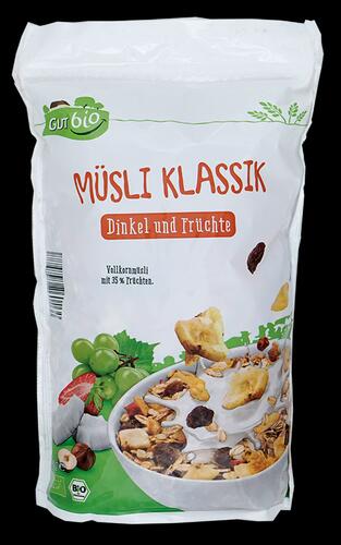 Gut Bio Müsli Klassik Dinkel und Früchte
