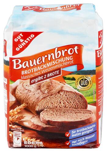 Gut & Günstig Bauernbrot Brotbackmischung