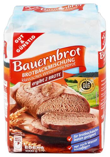 Gut & Günstig Bauernbrot Brotbackmischung