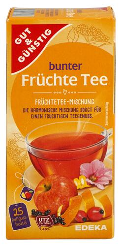 Gut & Günstig Bunter Früchte Tee, Beutel