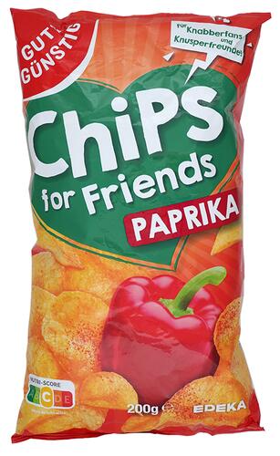 Gut & Günstig Chips for Friends Paprika