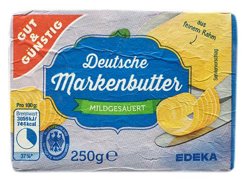 Gut & Günstig Deutsche Markenbutter mildgesäuert
