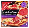 Gut & Günstig Edelsalami Steinofen-Pizza, 3 Stück