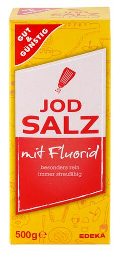 Gut & Günstig Jodsalz mit Fluorid