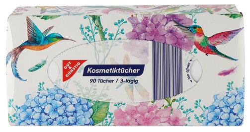 Gut & Günstig Kosmetiktücher, 3-lagig