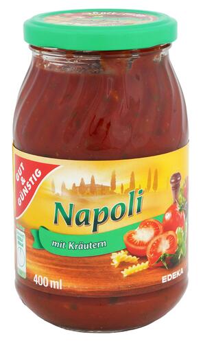 Gut & Günstig Napoli Tomatensauce mit Kräutern