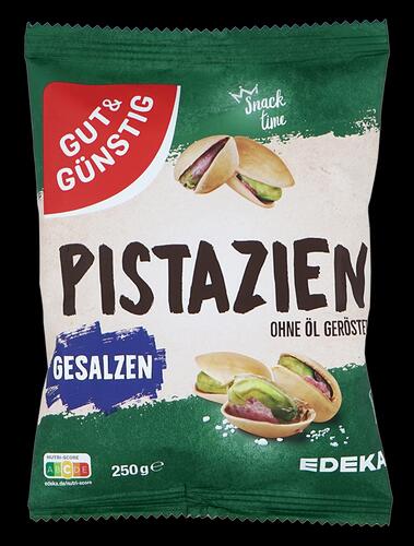 Gut & Günstig Pistazien gesalzen, ohne Öl geröstet