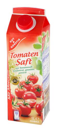 Gut & Günstig Tomaten Saft mit Meersalz