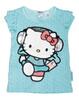 H & M Hello Kitty T-Shirt türkis/Sternchen