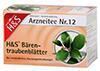 H&S Arzneitee Nr. 12 Bärentraubenblätter, Filterbeutel