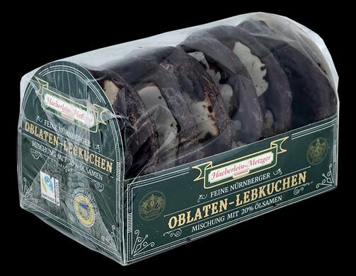 Haeberlein-Metzger Feine Nürnberger Oblaten-Lebkuchen, mit Schokolade, g.g.A.