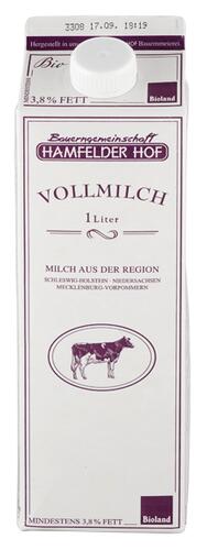 Hamfelder Hof Vollmilch, Bio