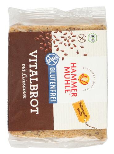 Hammermühle Glutenfrei Vitalbrot mit Leinsamen