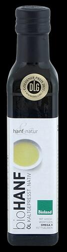 Hanf Natur Bio Hanföl kaltgepresst, nativ, Bioland