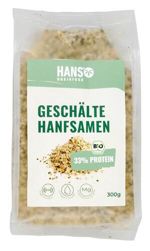 Hans Brainfood Geschälte Hanfsamen