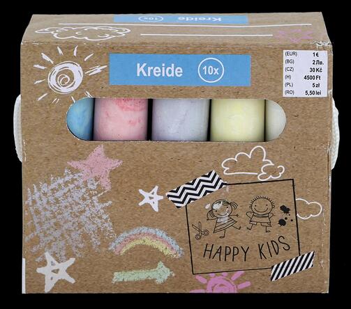 Happy Kids Kreide, 10 Stück