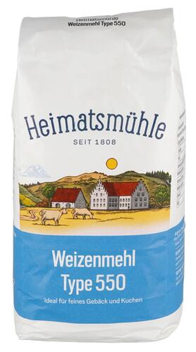 Heimatsmühle Weizenmehl Type 550 Heimatsmühle Weizenmehl Type 550