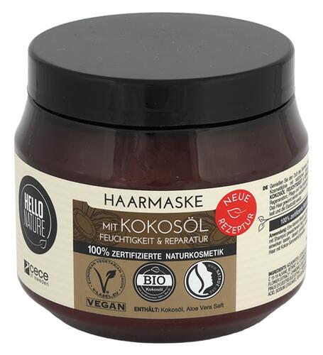 Hello Nature Haarmaske mit Kokosöl