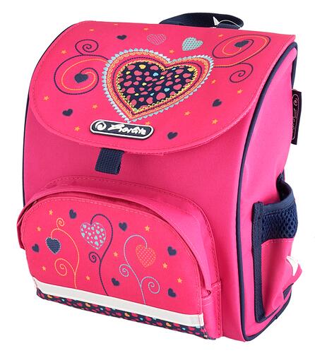Herlitz Mini-Ranzen Mini Softbag, Pink Hearts