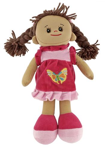 Heunec Poupetta Lucy mit braunem Haar, 30 cm