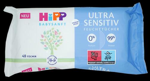 Hipp Babysanft Ultrasensitiv Feuchttücher, 5er Pack