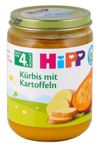 Hipp Kürbis mit Kartoffeln