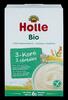 Holle Bio Vollkorngetreidebrei 3-Korn, glutenfrei Holle Bio Vollkorngetreidebrei 3-Korn, glutenfrei