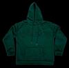 Hoodie mit Blumenmuster, dunkelgrün, Gr. M Hoodie mit Blumenmuster, dunkelgrün, Gr. M