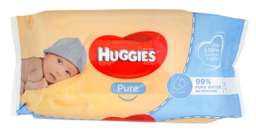 Huggies Pure Baby Wipes 99% Wasser, 4er Pack