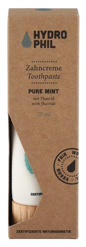 Hydrophil Zahncreme Pure Mint mit Fluorid