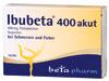 Ibubeta 400 akut, Filmtabletten