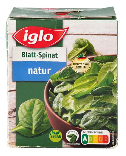 Iglo Blatt-Spinat natur