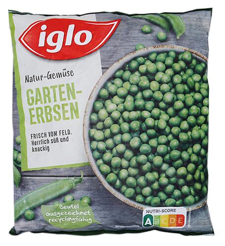 Iglo Natur-Gemüse Garten-Erbsen