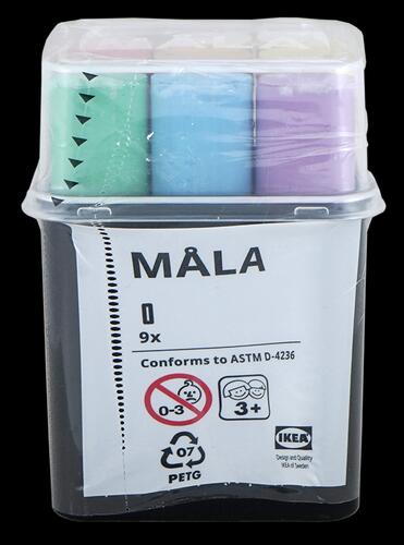 Ikea Mala Kreide, 9 Stück
