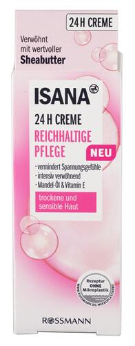 Isana 24 H Creme Reichhaltige Pflege