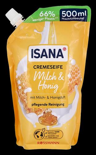 Isana Cremeseife Milch & Honig