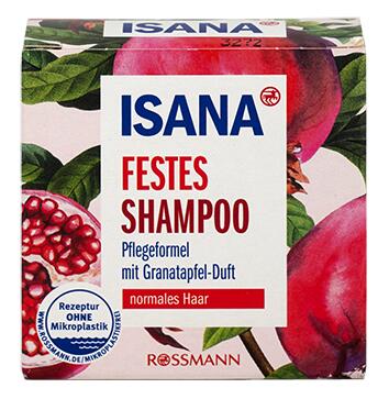 Isana Festes Shampoo mit Granatapfel-Duft Isana Festes Shampoo mit Granatapfel-Duft