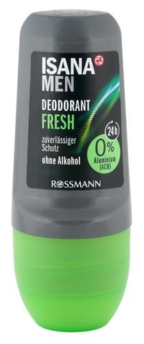 Isana Men Deodorant Fresh 0 % Aluminium 24h