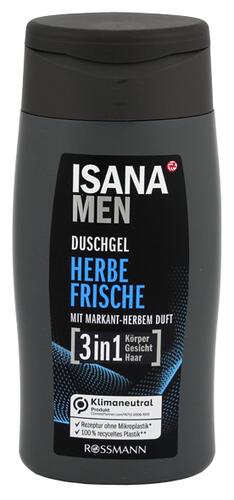 Isana Men Duschgel Herbe Frische 3 in 1