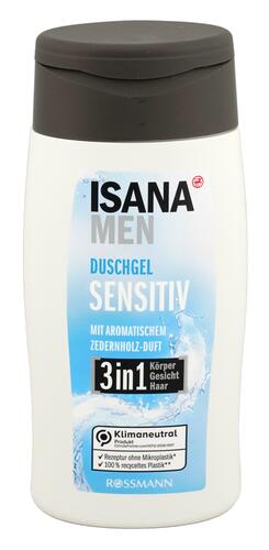 Isana Men Duschgel Sensitiv 3in1 Isana Men Duschgel Sensitiv 3in1