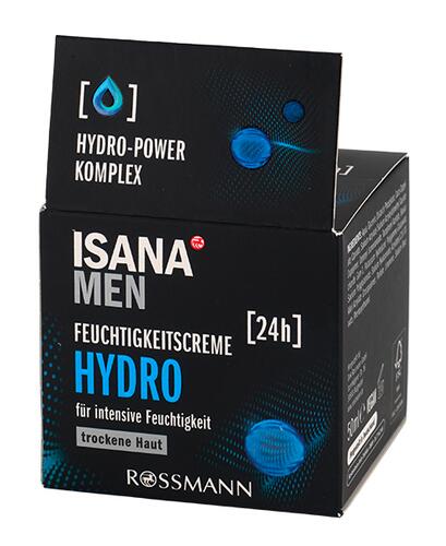 Isana Men Feuchtigkeitscreme Hydro 24h