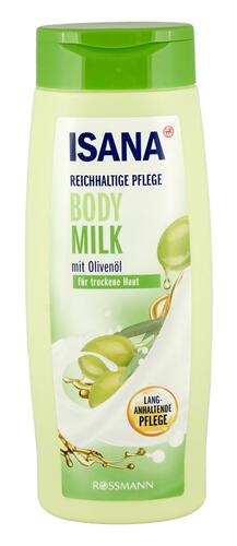 Isana Reichhaltige Pflege Body Milk, trockene Haut