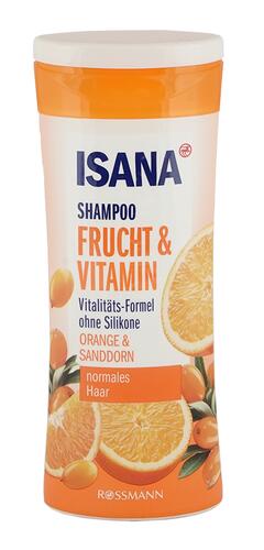 Isana Shampoo Frucht & Vitamin Orange & Sanddorn